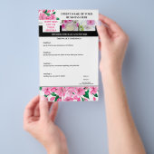 Business 4 Foto Kirschblüte Wellness-Center Salon  Flyer (Handgriff)