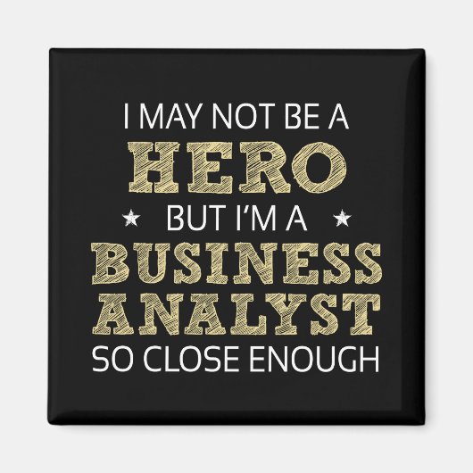 Business Analyst Novelty Magnet (Vorne)