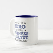 Business Analyst Novelty Zweifarbige Tasse (Vorderseite Links)