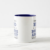 Business Analyst Novelty Zweifarbige Tasse (Mittel)