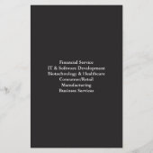 Business-Anzug Flyer (Hinten)