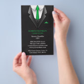 Business-Anzug Flyer (Handgriff)