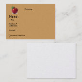 BUSINESS-ApfelDESIGN Visitenkarte (Vorne/Hinten)