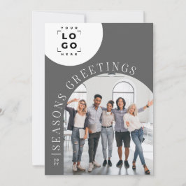 Business Arch Foto graues Logo Weihnachten Urlaub