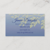 Business Beruf Custom Tree Nature Visitenkarte (Vorderseite)