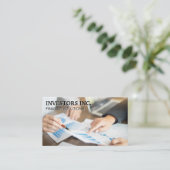 Business Beruflich | Finanzen Visitenkarte (Stehend Vorderseite)