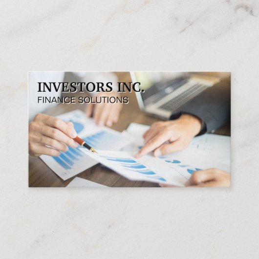 Business Beruflich | Finanzen Visitenkarte (Vorderseite)