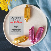 Business Black Friday Sale auf grauem Flyer