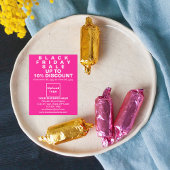 Business Black Friday Sale auf rosa Flyer