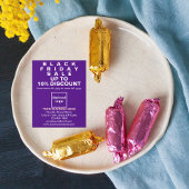 Business Black Friday Sale im Lila Flyer