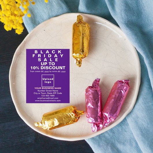 Business Black Friday Sale im Lila Flyer