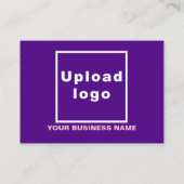 Business Black Friday Sale mit Lila Rabattkarte (Rückseite)