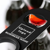 Business Black Schlüsselanhänger und Bottle Opener Mini Flaschenöffner