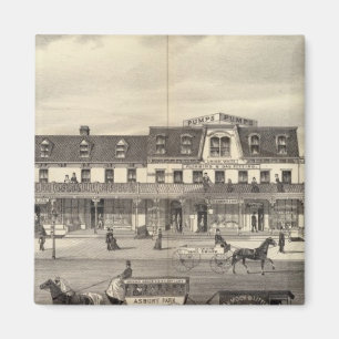 Business Block, Asbury Park, New Jersey Magnet
