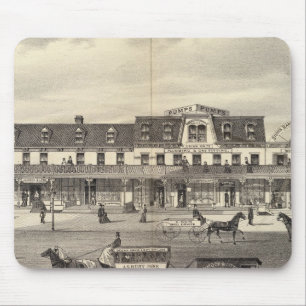 Business Block, Asbury Park, New Jersey Mousepad