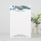 business_blue_doc_doc briefpapier (Stehend Vorderseite)