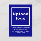 Business Blue Enclosure Card Begleitkarte (Vorderseite)