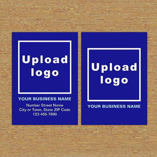 Business Blue Enclosure Card Begleitkarte