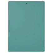 Business Blue & Green Clipboard Klemmbrett (Rückseite)