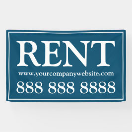 Business Blue Rent Website Telefon Banner