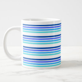 Business Blue Stripe Tee Kaffee Spezialität Tasse