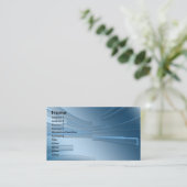 business_blue visitenkarte (Stehend Vorderseite)