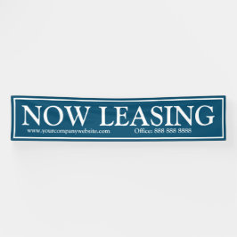 Business Blue White jetzt Leasing Website Telefon Banner