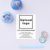 Business Brand Name on Black and White Flyer (Einzeln)