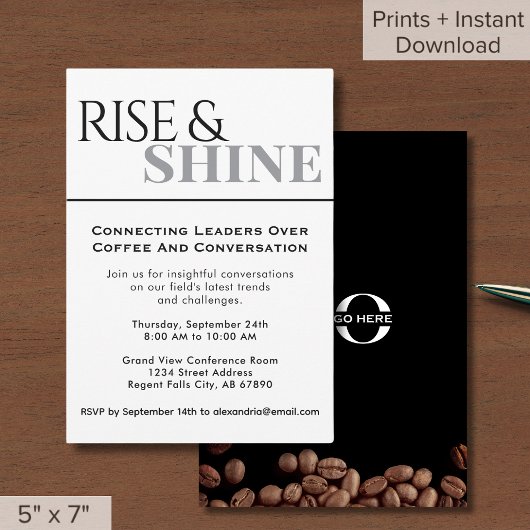 Business Breakfast Networking Event Einladung