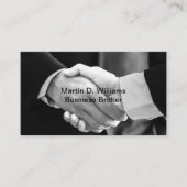 Business Broker und Network Marketing Visitenkarte (Vorderseite)