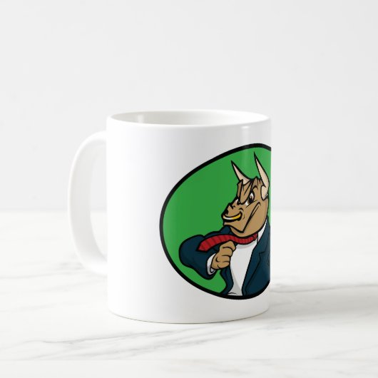 Business Bull Kaffeetasse (Vorderseite Links)