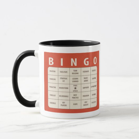 Business Buzzwords Bingo Tasse (Links)