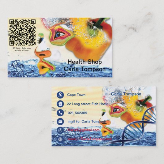 Business C Business Card Visitenkarte (Vorne/Hinten)