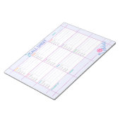 Business Call Planner & Tracking Sheet Notepad Notizblock (angewinkelt)