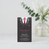 Business Card Anzug Visitenkarte (Stehend Vorderseite)