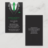Business Card Anzug Visitenkarte (Vorne/Hinten)