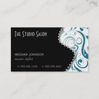Business Card Aquamarin Terminkarte