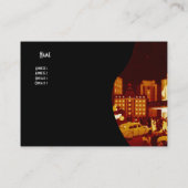 Business Card Art Deco Visitenkarte (Rückseite)