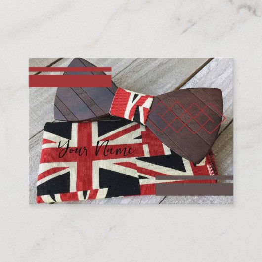 Business Card aus Holz Visitenkarte (Vorderseite)