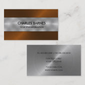 Business Card aus rostfreiem Stahl Visitenkarte (Vorne/Hinten)