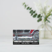 Business Card Automotive Art Visitenkarte (Stehend Vorderseite)