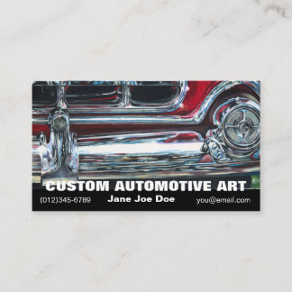 Business Card Automotive Art Visitenkarte