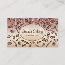Business Card Backen und Kochen