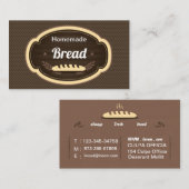 Business Card Bäckerei - 3,5" x 2,0" Visitenkarte (Vorne/Hinten)