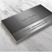 Business Card beruflich Grauer Chauffeur Visitenkarte