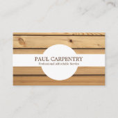 Business Card beruflichen Holzschnitzel Visitenkarte (Vorderseite)