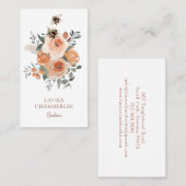 Business Card "Blumen und Bienen" Visitenkarte (Vorne/Hinten)