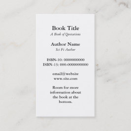 Business Card buchen Visitenkarte