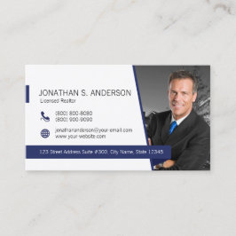 Business Card Coldwell Banker White-Blue Visitenkarte