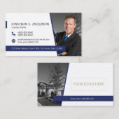 Business Card Coldwell Banker White-Blue Visitenkarte (Vorne/Hinten)